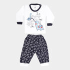 Infants Cotton Baba Suit, White, small image number null