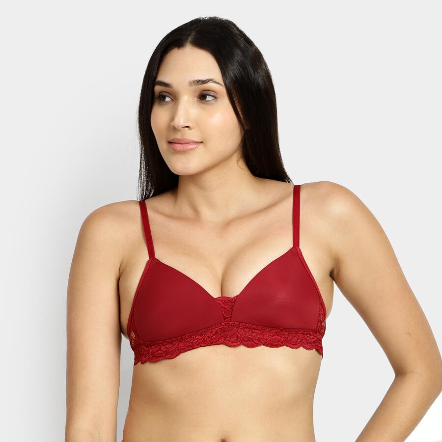 Ladies' Bra, मरून, large image number null