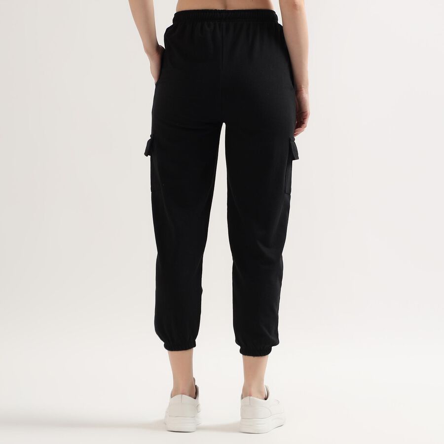 Ladies' Regular Track Pants, Black, large image number null