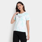 Tie & Dye Round Neck T-shirt, Light Green, small image number null