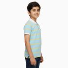 Boys' Half Sleeves T-Shirt, Light Blue, small