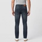 Men's Dark Green Slim Fit Washed Jeans, Dark Green, small