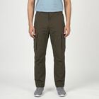 Men's Dark Grey Slim Fit Casual Trousers, गहरा ग्रे, small