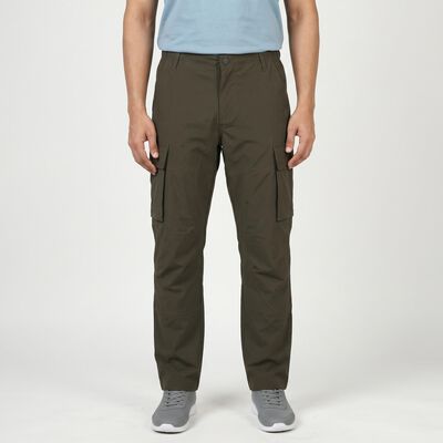 Men's Dark Grey Slim Fit Casual Trousers