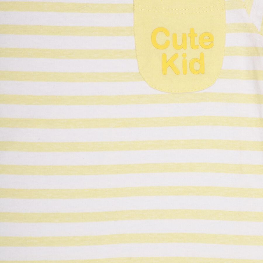 Infants' 100% Cotton Baba Suit , Yellow, large image number null