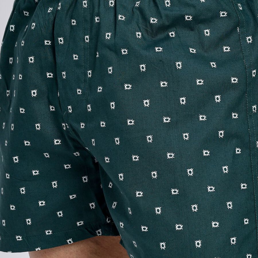 Men's 100% Cotton Boxers, टील ब्लू, large image number null