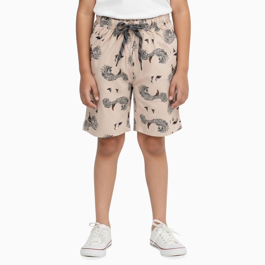 Boys' Bermuda, Beige, large image number null