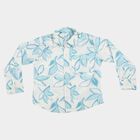 Boys Light Blue Cotton Casual Shirt, हल्का नीला, small