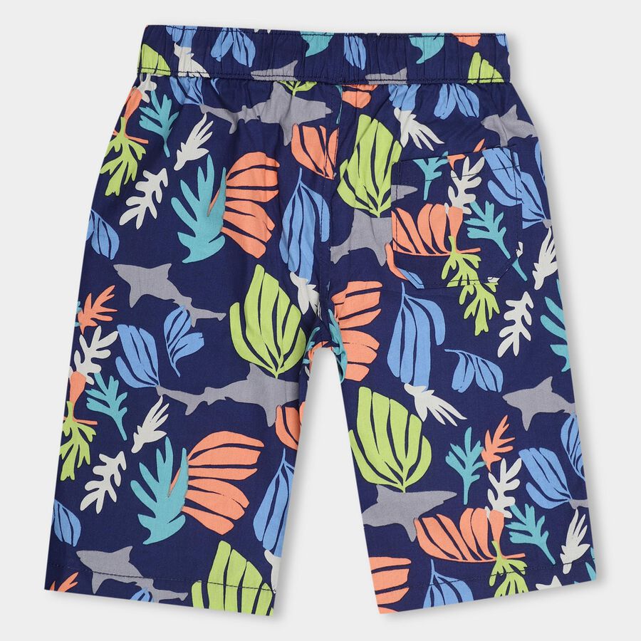 Boys' 100% Cotton Jamaican , मध्यम नीला, large image number null