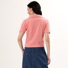 Women's Light Pink Collared Casual Shirt, हल्का गुलाबी, small image number null