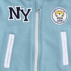 Infants Light Blue Hooded Casual Sweatshirt, टील ब्लू, small image number null