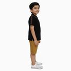 Boys' Woven Baba Suit, Black, small image number null