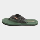 Mens Printed Flip Flops, Green, small image number null