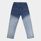 Boys Slim Fit Jeans, मध्यम नीला, small image number null