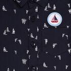 Infants' 100% Cotton Shirt , Navy Blue, small image number null
