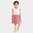 Girls' Frock, हल्का गुलाबी, small