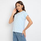 Ladies' Round Neck T-Shirt , Light Blue, small image number null