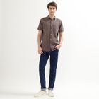 Men's Muted Brown Cotton Classic Casual Shirt, Brown, small image number null
