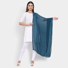 Ladies' Dupatta, टील ब्लू, small image number null