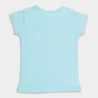 Girls' 100% Cotton T-Shirt , Aqua, small image number null