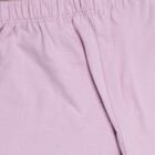 Infants' White Cotton Floral Top and Capri Set, Lilac, small image number null