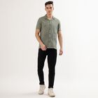Men's Muted Sage Green Cuban Casual Shirt, हल्का हरा, small image number null