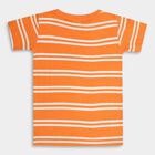 Boys' 100% Cotton Half Sleeves T-Shirt , नारंगी, small image number null
