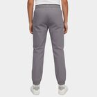 Boys Muted Steel Grey Regular Fit Jogger Trousers, Light Grey, small image number null
