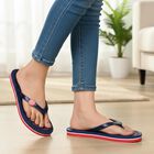 Ladies' Slipper, नीला, small