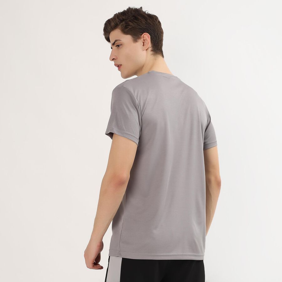 Men's Drifit T-Shirt, गहरा ग्रे, large