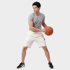 Men's White Regular Fit Cargo Bermuda Shorts, सफ़ेद, small
