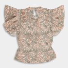 Girls' T-Shirt, हल्का हरा, small image number null