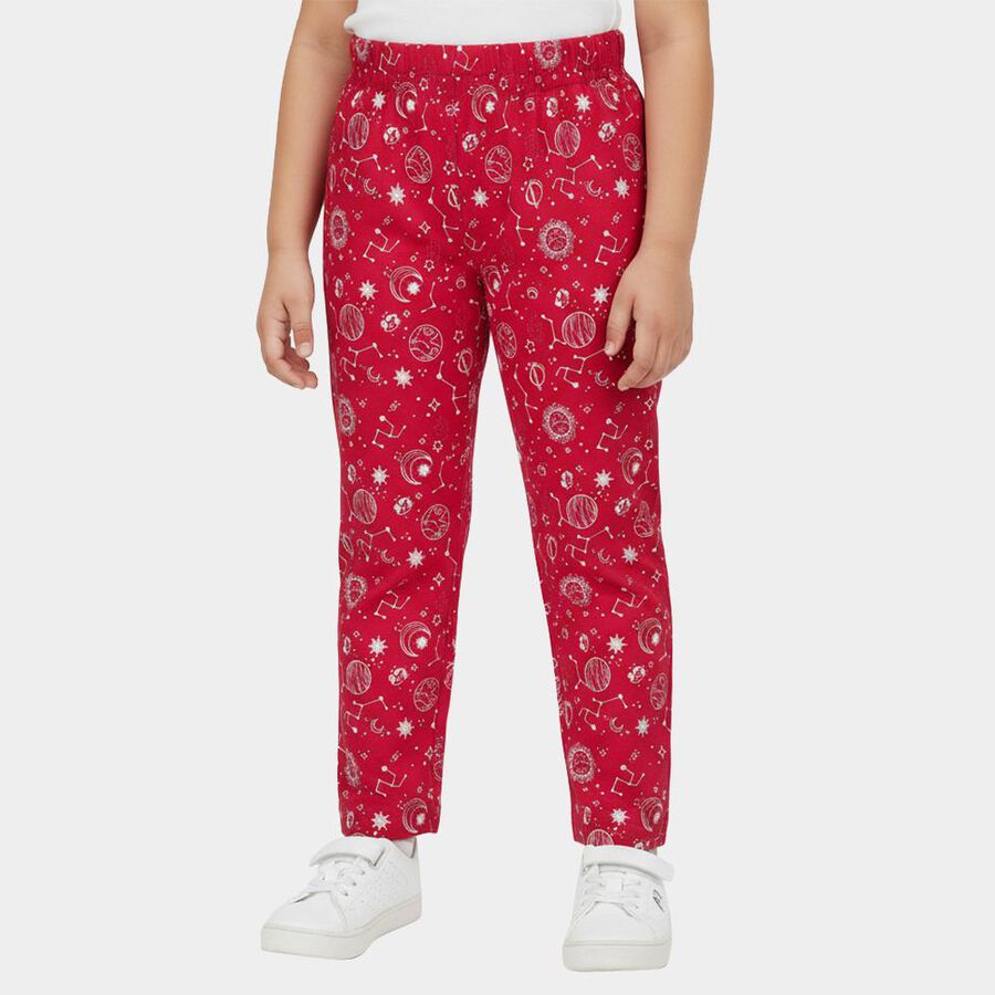 Girls' Pyjama, Fuchsia, large image number null