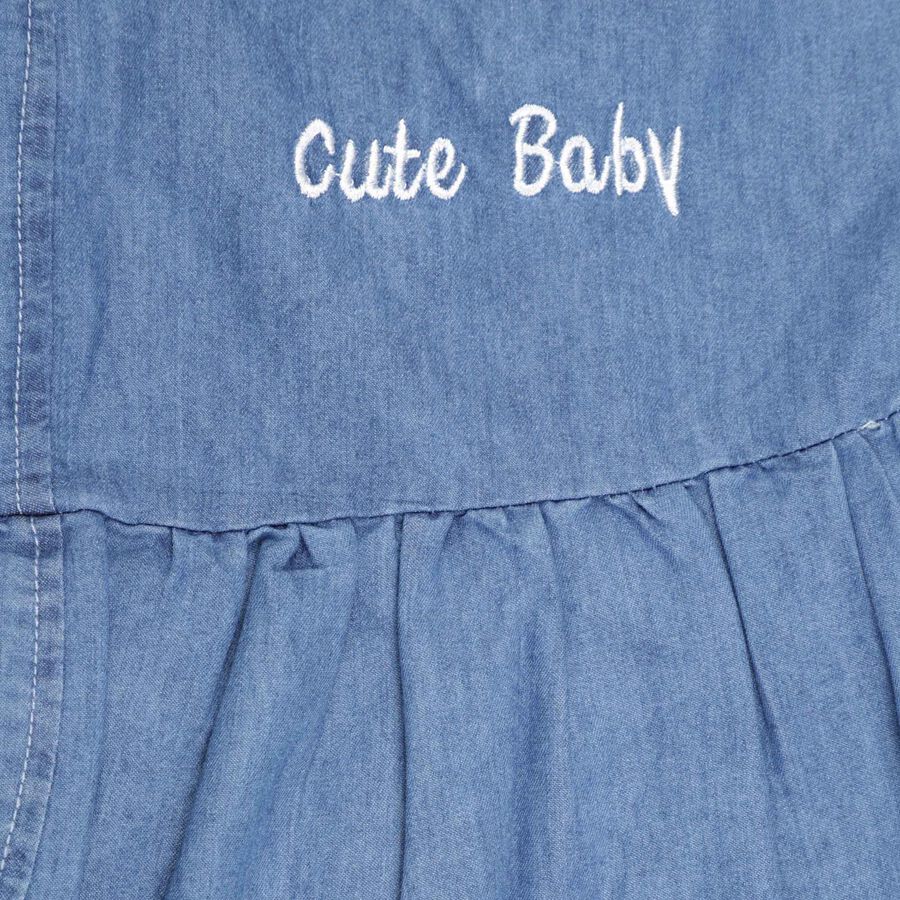 Infants Cut & Sew Frock, White, large image number null