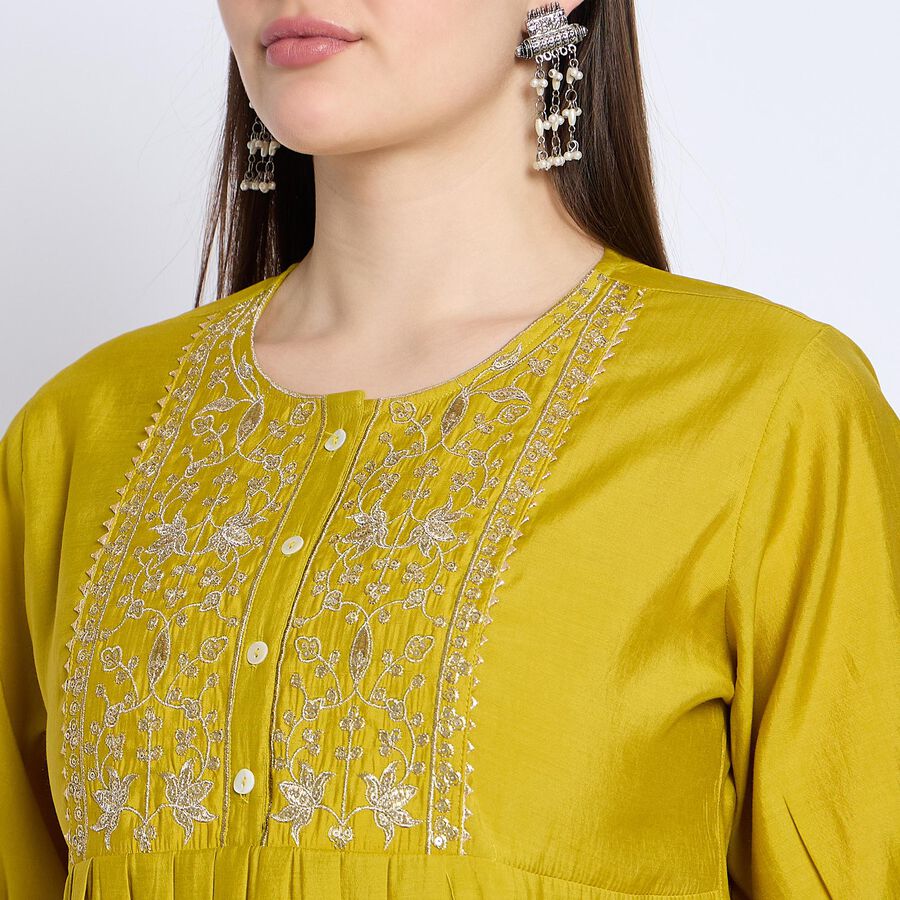 Ladies' Kurti , मस्टर्ड, large image number null