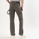 Men's Muted Olive Skinny Fit Utility Style Jeans, Olive, small image number null