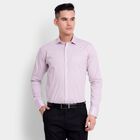 Men's 100% Cotton Formal Shirt, Lilac, small image number null