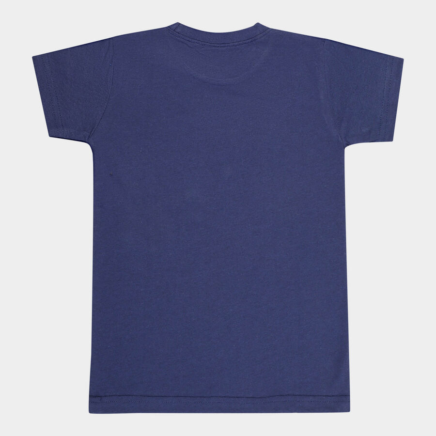 बॉयज़ टी-शर्ट, मध्यम नीला, large image number null