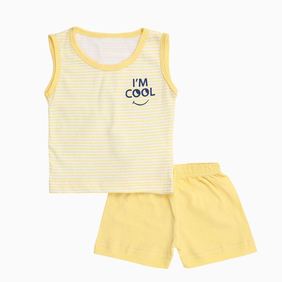 Infants' Baba Suit, Yellow, large image number null