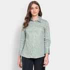 Ladies' 100% Cotton Shirt, Light Green, small image number null