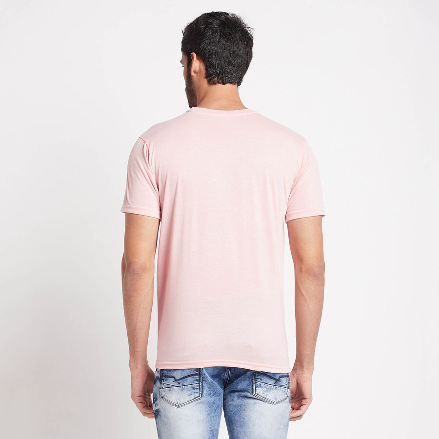 Round Neck T-Shirt, Peach, large image number null