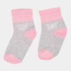 Girls Jacquard Socks, Coral, small image number null