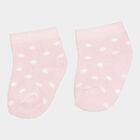 Infants Cotton Solid Socks, Pink, small image number null