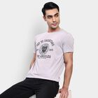 Men's Round Neck Half Sleeves T-Shirt, Light Grey, small image number null