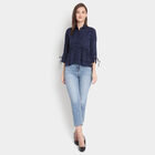 Printed Shirt, Navy Blue, small image number null