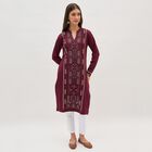 Women's Bright White Cotton Blend Ankle-Length Churidar, सफ़ेद, small image number null