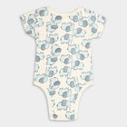 Kids' Cotton Bodysuit, Light Blue, small image number null