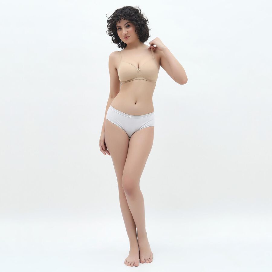 Ladies' Bra, Beige, large