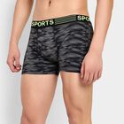 Men's 100% Cotton Trunks, Black, small image number null