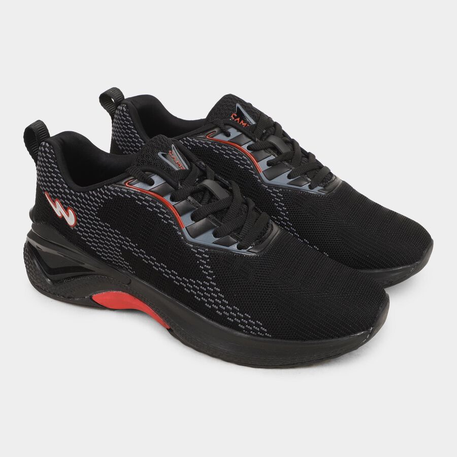 Men's Sport Shoes, Black, large image number null